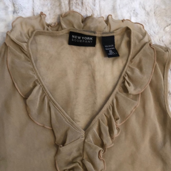 NY&C Sheer Top - Just add a Cami - Picture 2 of 4